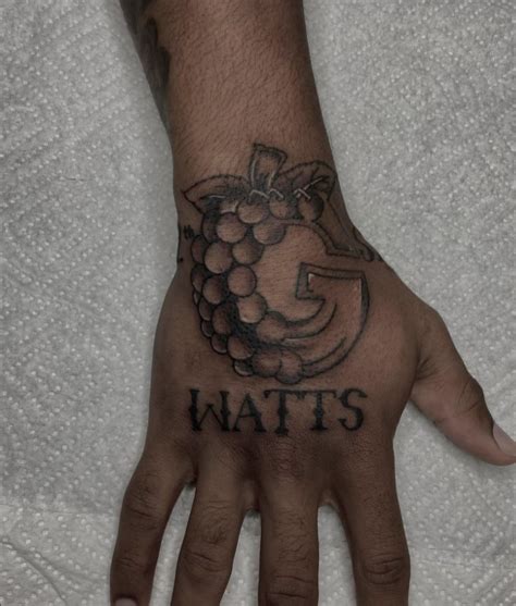 Grape Street Watts Crip tattoo : r/CaliBanging