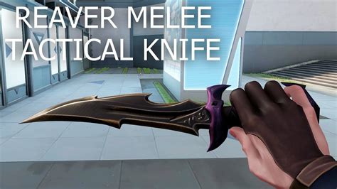 Valorant "Reaver" Melee Skin (Tactical Knife) Gameplay + Showcase - YouTube