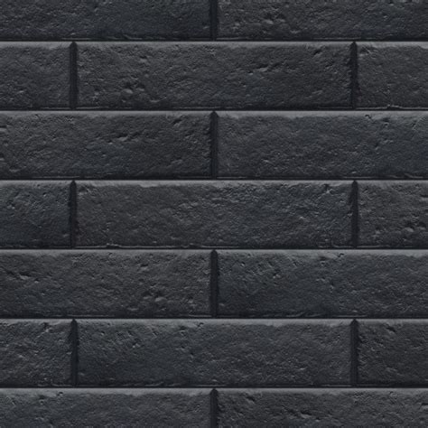 Merola Tile Brooklin Brick Black 2-3/8 in. x 9-1/2 in. Porcelain Floor ...