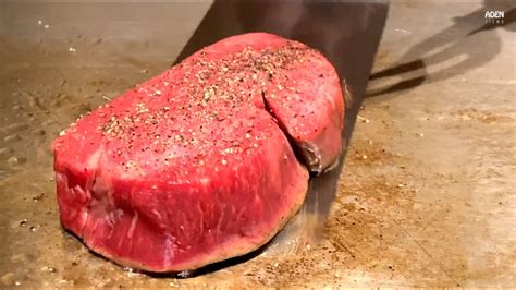 Olive Wagyu in Japan - cooked "well done" - YouTube