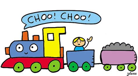 Cartoon Choo Choo Train - Enjoy Fun Adventures with Cute Trains!