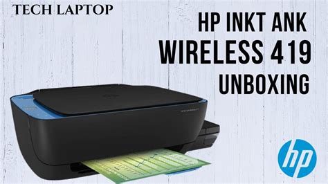 How To install Hp ink Tank wireless 419 Printer in Laptop | Driver ...