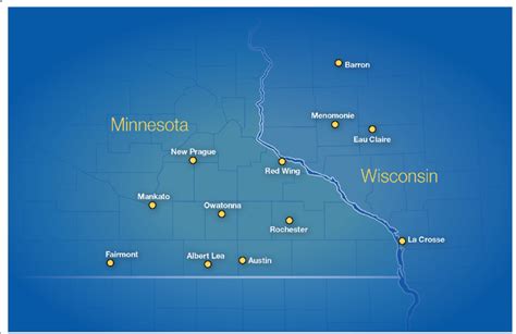 Locations of Participating Mayo Clinic Health System Sites in Minnesota ...