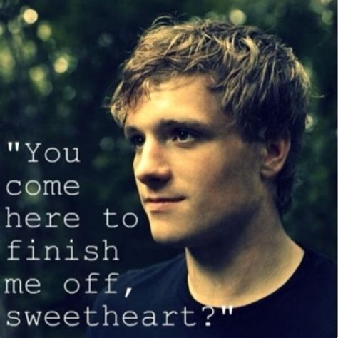 Peeta Mellark...... | Hunger games quotes, Hunger games peeta, Hunger games