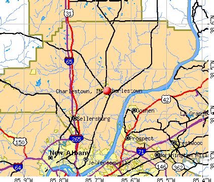 Charlestown Indiana Map - Zip Code Map