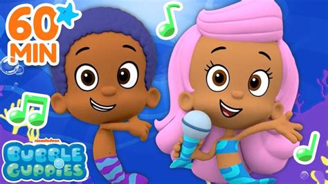 Bubble Guppies Music Marathon! 🎵 60 Minute Songs & Games Compilation ...