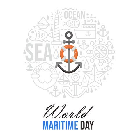 Premium Vector | World maritime day