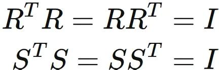 Orthogonal matrix - properties and formulas - - SEMATH INFO