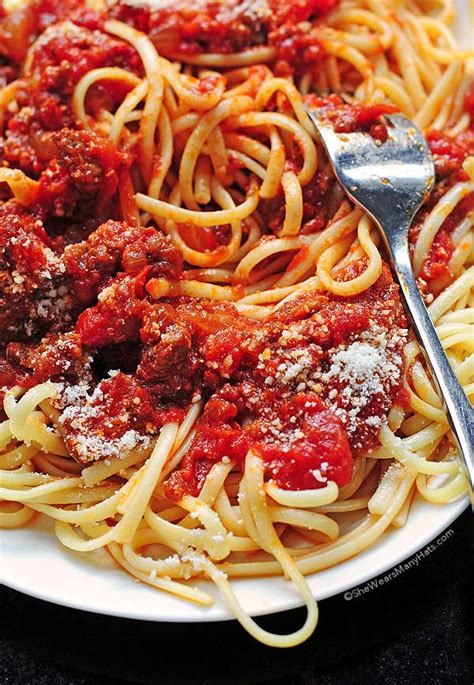 spaghetti sauce with italian sausage and ground beef