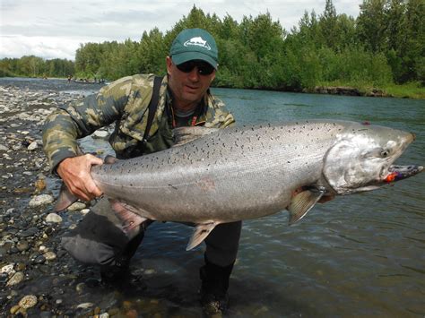 King Salmon on the FLY in Alaska! - RiverBum.com