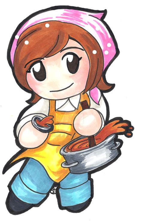 Cooking Mama Chibi by paranormal-dog on DeviantArt