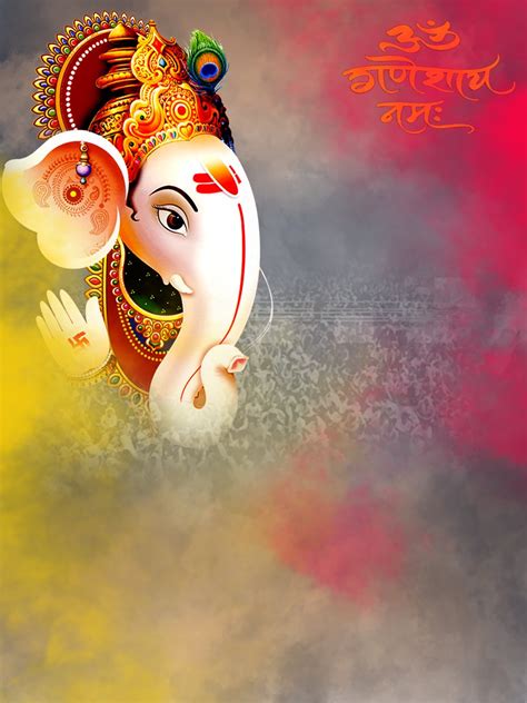 Happy Ganesh chaturthi editing background