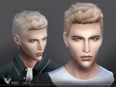 Male Hair 1113 by wingssims - Liquid Sims