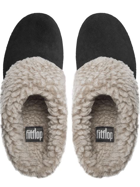 FitFlop™ Women's Loaff™ Snug Suede Slippers, Black, 5 - Walmart.com