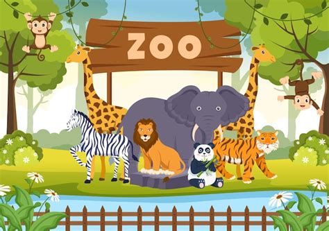 Zoo Sign Cartoon