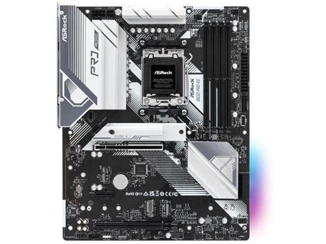 ASRock PRO B650 PRO RS AM5 ATX Mainboard , 4 slots DDR5, PCIE 4.0 x16 ...