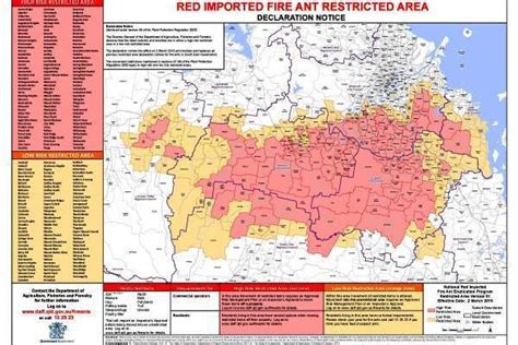 Biosecurity Queensland | Queensland, Fire ants, Areas