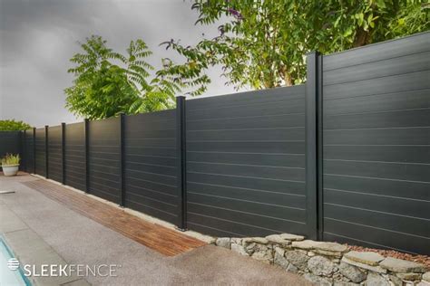 Aluminum Privacy Fence Panel - Sleek & Modern Aluminum Fencing and ...