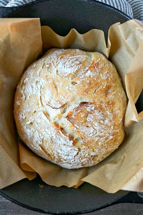 Artisan Bread Recipe {No Knead} - Butter Your Biscuit