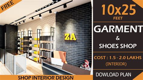 10X25 Cloth Shop | Garment Shop Interior Design Ideas | Cloth Shop ...