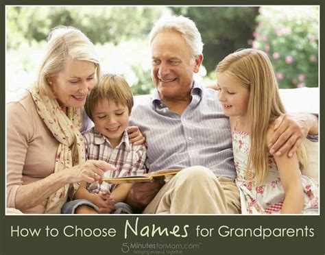 How to Choose Names for Grandparents - 5 Minutes for Mom