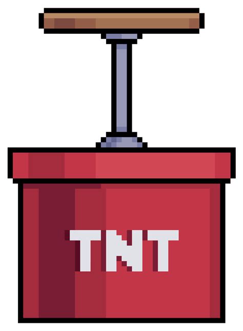 pixel art dinamita tnt vector icono para juego de 8 bits sobre fondo ...