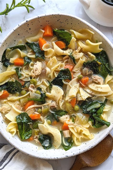 Low Sodium Chicken Noodle Soup Recipe (No Salt Added)