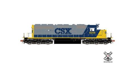 Rivet Counter HO Scale EMD SD40-2, CSX/YN2