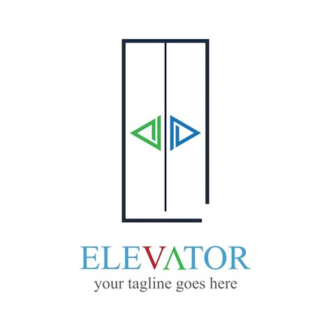 Premium Vector | Lift and elevator logo design minimal logotype vector ...