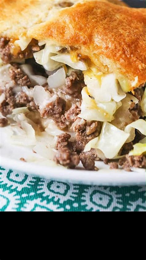 Runza Casserole Recipe - Easy Ground Beef Cabbage Dinner! [Video ...