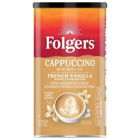 Folgers® French Vanilla Cappuccino Instant Coffee, 16 oz - Kroger