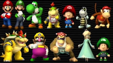 Mario Kart Wii Characters | Kart