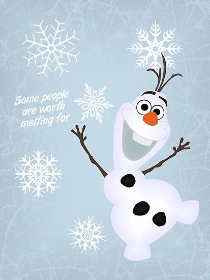 Olaf Quotes Some People Are Worth Melting For Drawings. QuotesGram