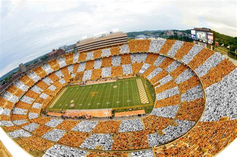 Checker Neyland Stadium - #checkerneyland | Tennessee football ...