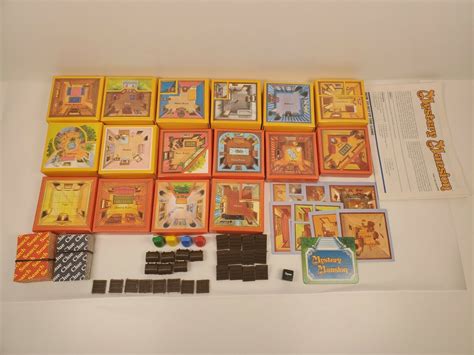 Vintage MYSTERY MANSION board game 1984 Milton Bradley - 99.9% COMPLETE ...