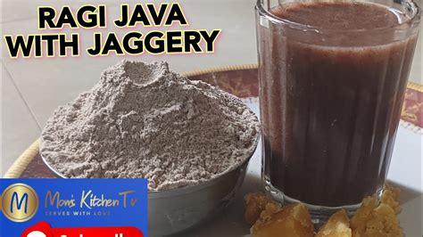 RAGI JAVA WITH JAGGERY #ragi #ragijava #ragirecipes #jaggeryrecipe # ...