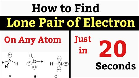 Vsepr Theory How Do I Identify Lone Pair And Bond Pairs