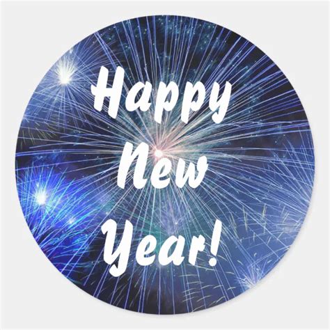 Happy New Year Stickers | Zazzle