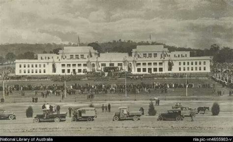 Old Parliament House in Canberra opening ceremony in 1927.A♥W ...