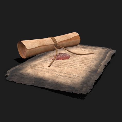 Medieval Elegant Papers - 3D Model by Get Dead Entertainment