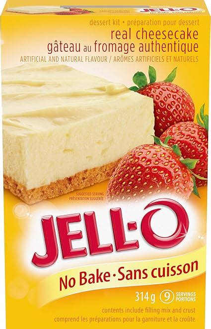 Jell-O No Bake Cheesecake Dessert, 314g (Pack of 6) : Amazon.ca ...