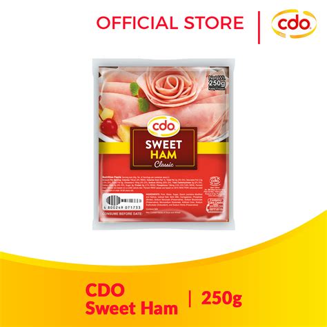 CDO Classic Sweet Ham 250g | Lazada PH