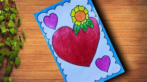 Valentine's Day Special Card Drawing || valentine's Day Drawing || Kids ...