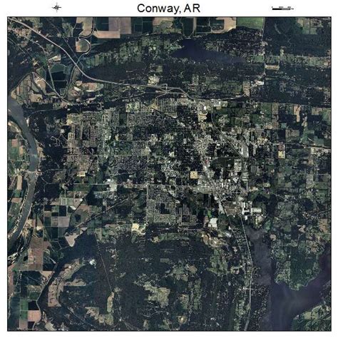 Aerial Photography Map of Conway, AR Arkansas