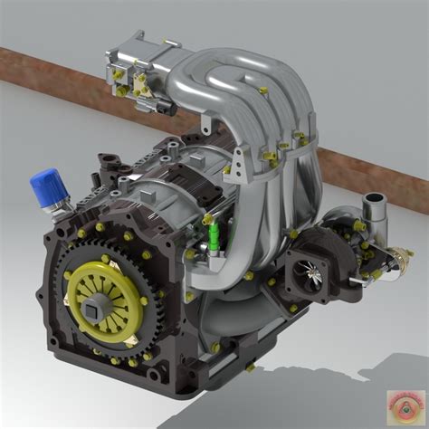 Mazda Rotary Engine Exploded Schematics