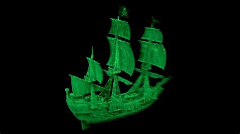 Revell Ghost Ship 'glow in the dark' kit - YouTube