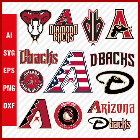 Arizona Diamondbacks Logo, Diamondbacks Svg Files, Layered - Inspire Uplift