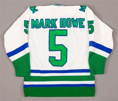 Lot Detail - Vintage Mark Howe 1979-81 Hartford Whalers Pro Jersey