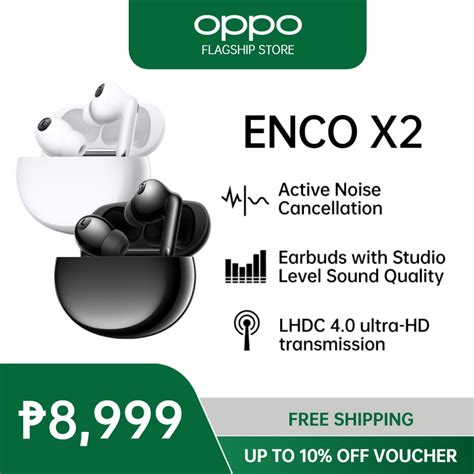 OPPO Enco X2 | Active Noise Cancellation | Earbuds with Studio Level ...