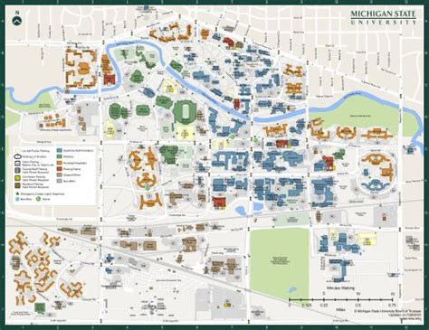 Campus Map Michigan State University - Amargo Marquita